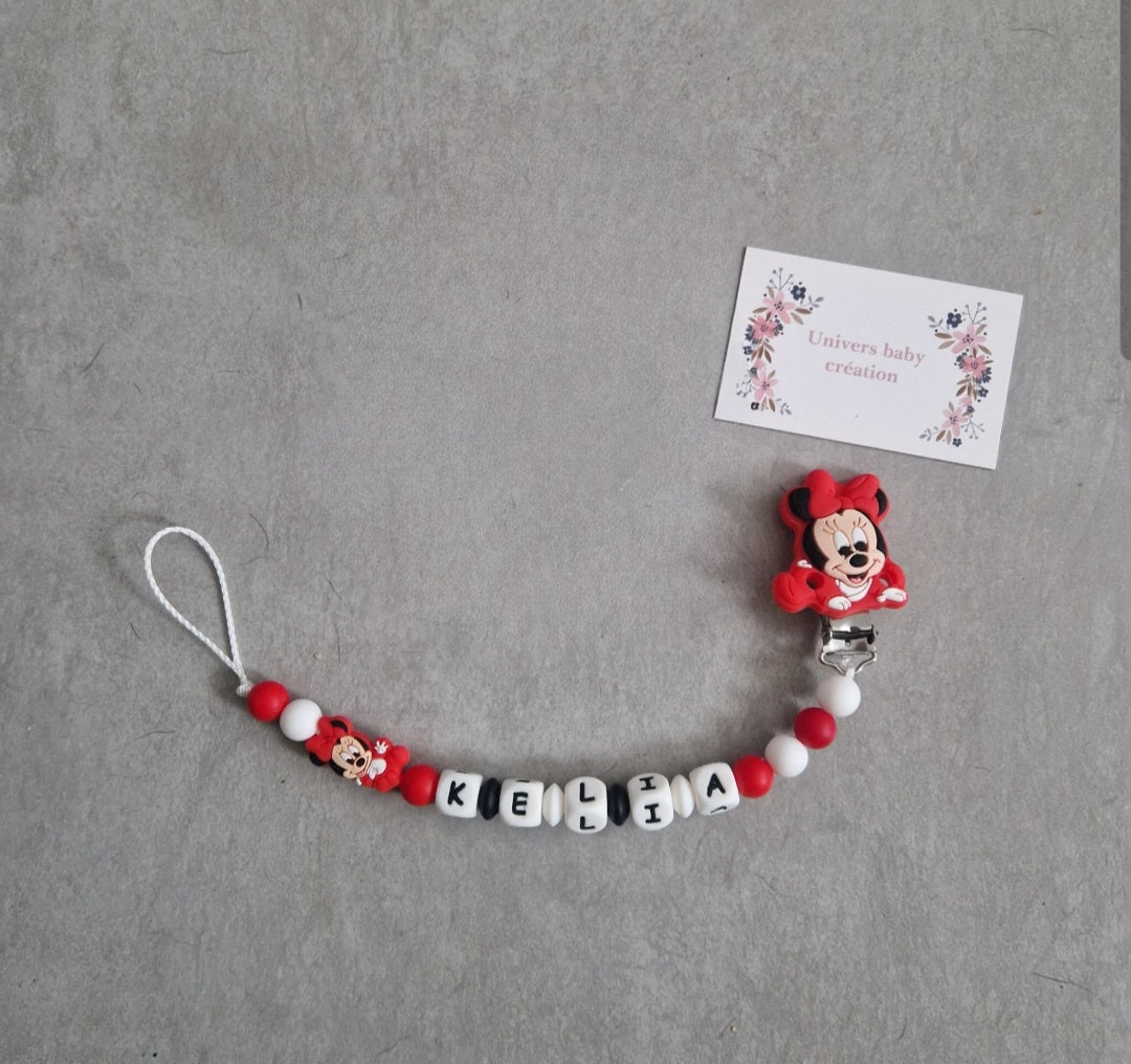 Modèle Minnie personnalisé – Prénom bébé